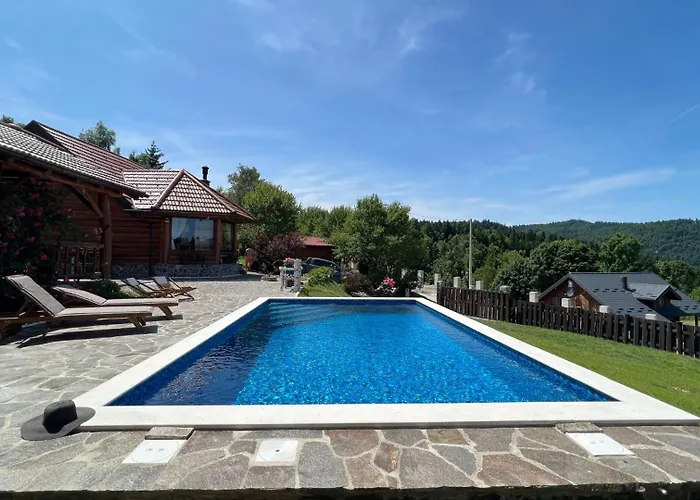 Rustic Roza With Outdoor Pool In *